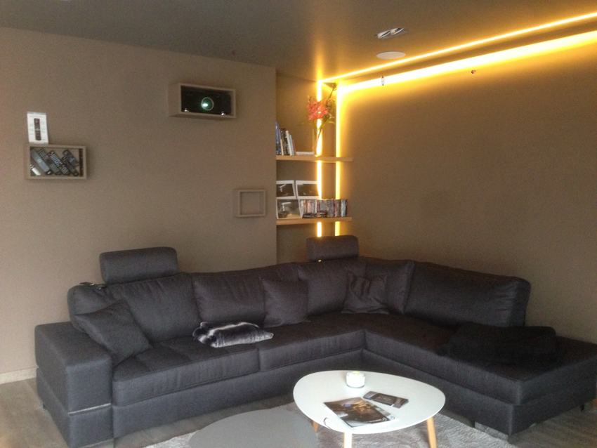 Éclairage LED d’un salon